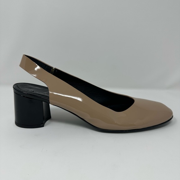 Agl Shoes - AGL Womens Size 40 Tan Patent Leather